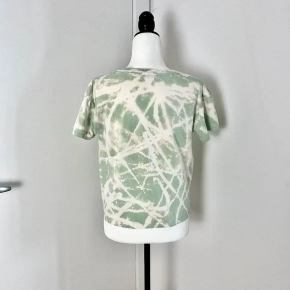 ✨Upcycled | NastyGal | Relaxed Honey Graphic T Shirt | Small Mint Green - Picture 9 of 12